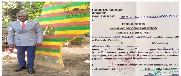 Sud-Ubangi : OLPA condamne l'interpellation d'un journaliste à Zongo