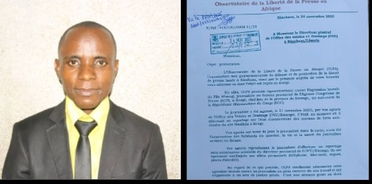 Kwango : OLPA exige des sanctions exemplaires contre des agresseurs d'un journaliste à Kenge